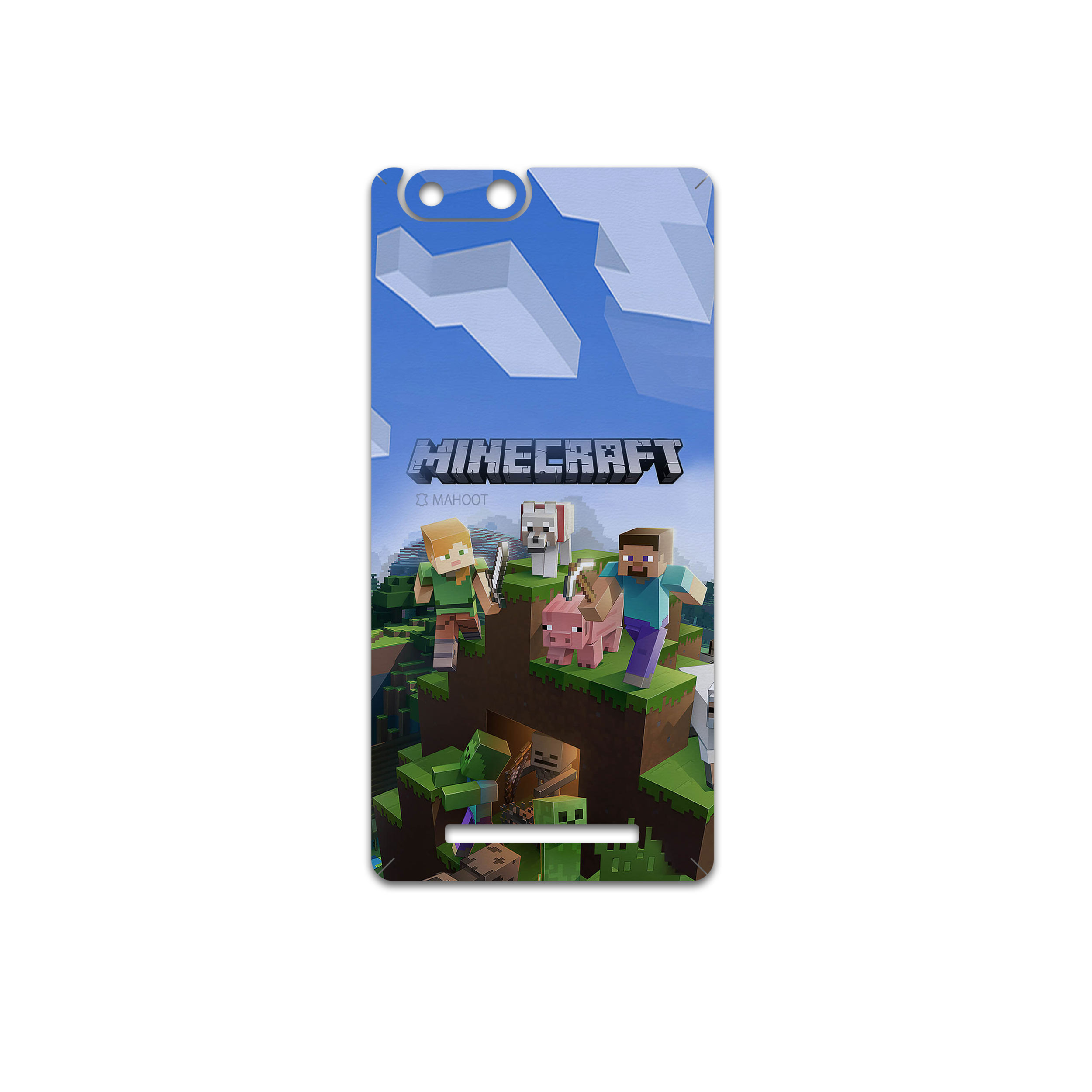 برچسب پوششی ماهوت مدل Minecraft-Game مناسب برای گوشی موبایل جی ال ایکس Pars