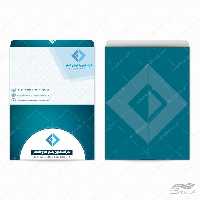 طرح فایل پاکت نامه لایه باز اداری و شرکتی (A4)