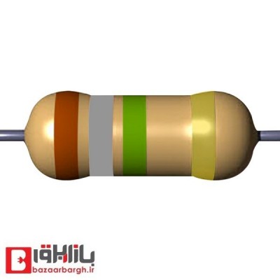 مقاومت 1.8 مگا اهم 1/4 وات 5 درصد