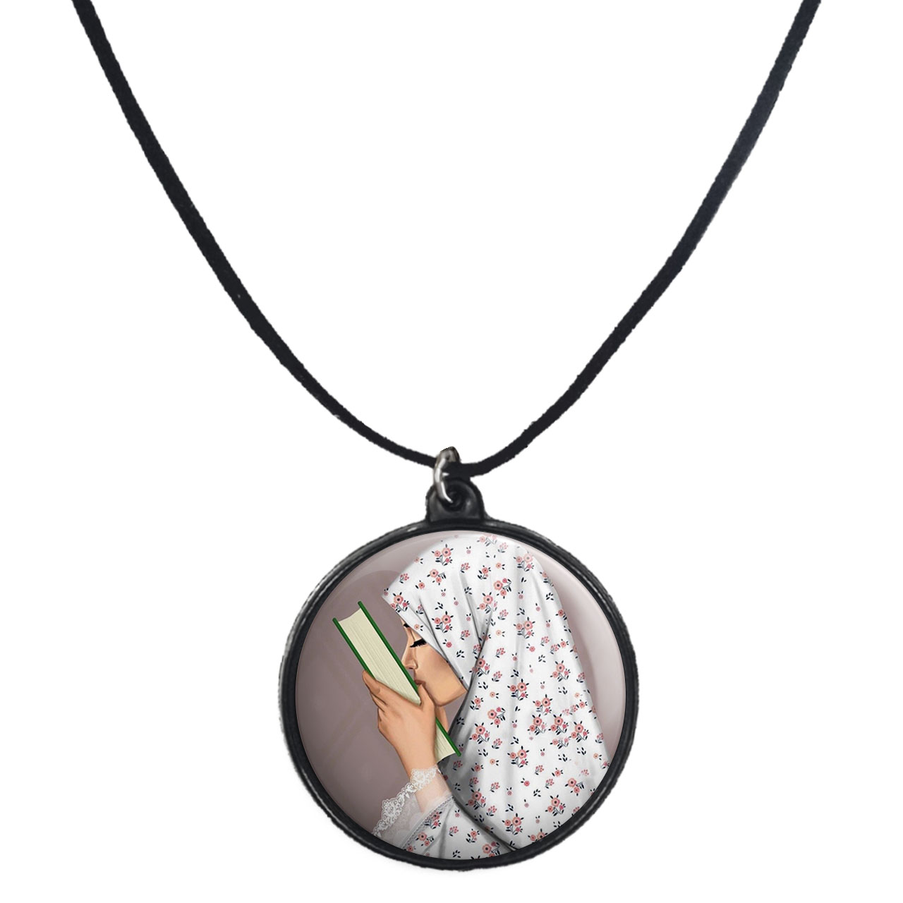 گردنبند پرمانه طرح جشن تکلیف کد pmb.25791 مدل دو طرفه