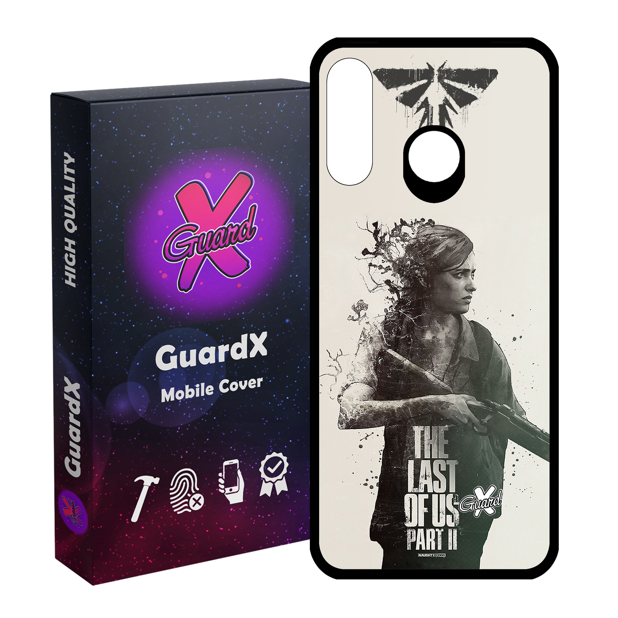 کاور گارد ایکس طرح The Last of Us مدل Glass10199 مناسب برای گوشی موبایل هوآوی P30 Lite