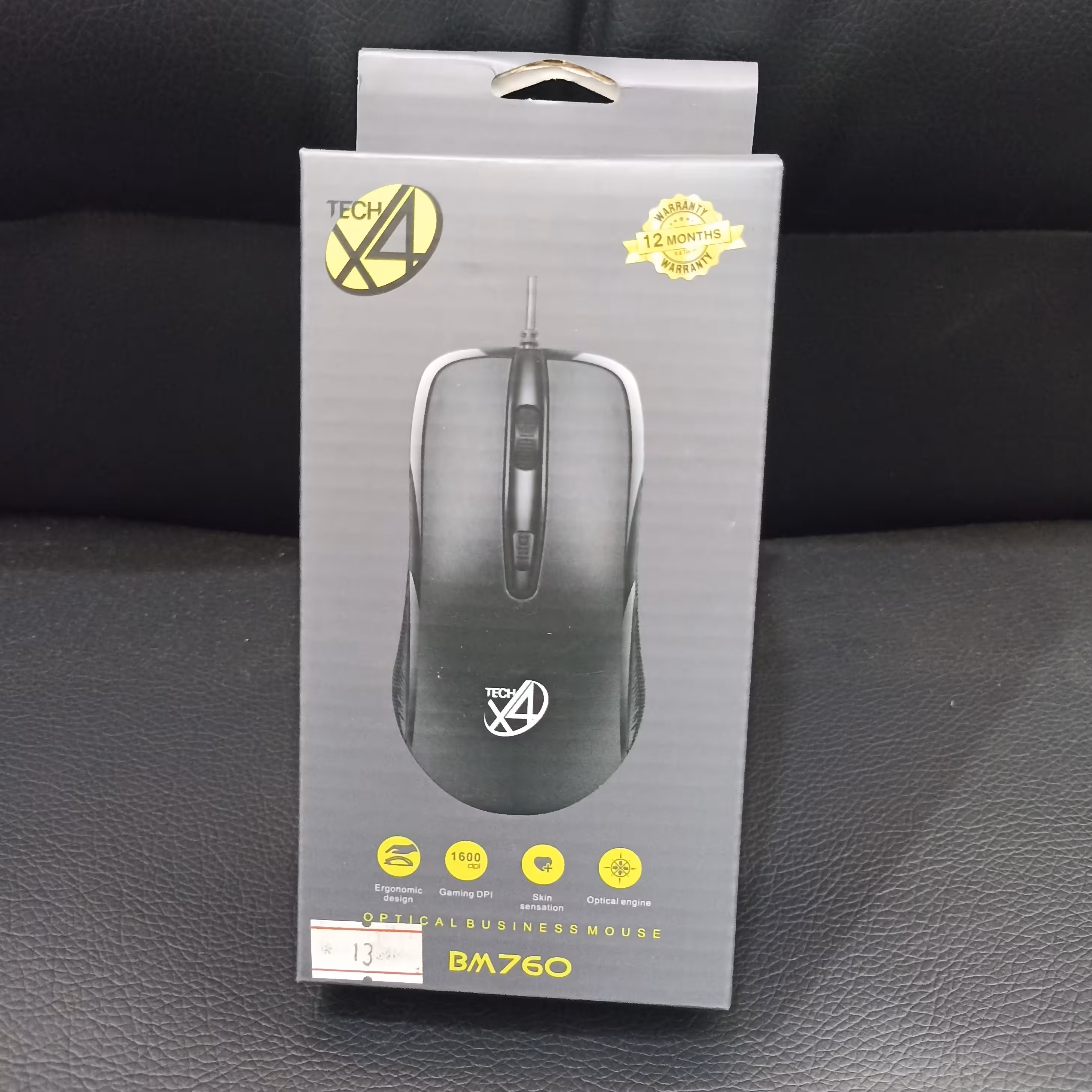 ماوس کابلی OPTICAL شرکت x4TECh مدل BM760با 12ماه گارانتی 