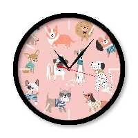 ساعت دیواری راویتا طرح سگ کد 1308