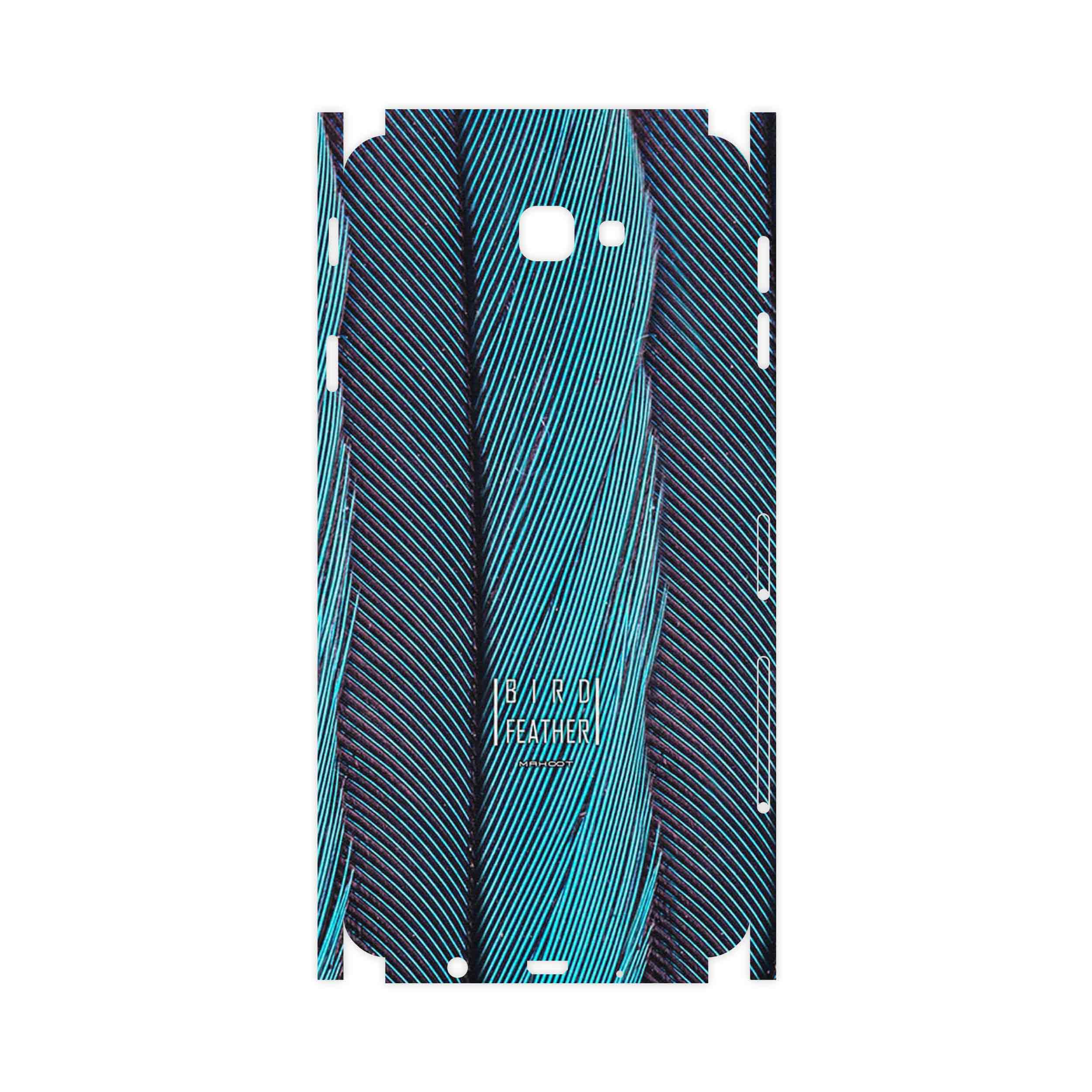 برچسب پوششی ماهوت مدل Turquoise feathers-FullSkin مناسب برای گوشی موبایل سامسونگ Galaxy J7 Prime