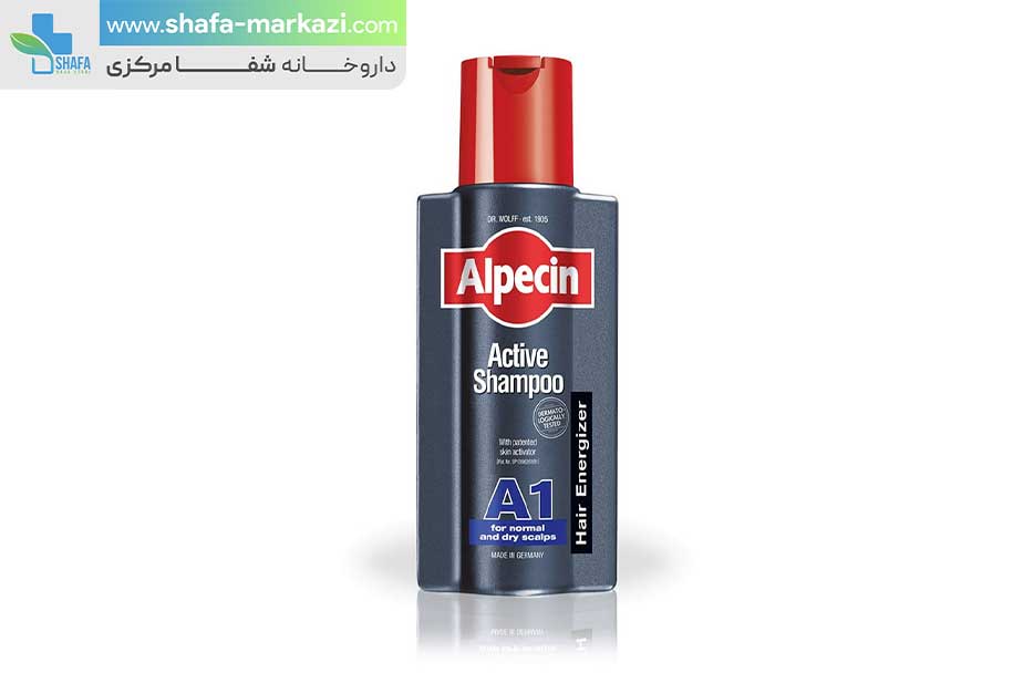 شامپو اکتیو A1 آلپسین مناسب برای مو های خشک و معمولی 250 میلی لیتر | alpecin active shampoo A1 for normal & dry scalp 250 ml