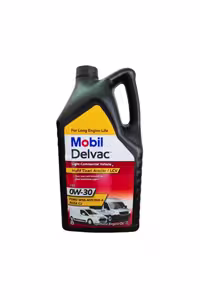 روغن و مکمل موتور DELVAC LCV F 0W 30 OIL ENGINE BRINCY LIGHT 7 LT. موبیل اورحینال Mobil