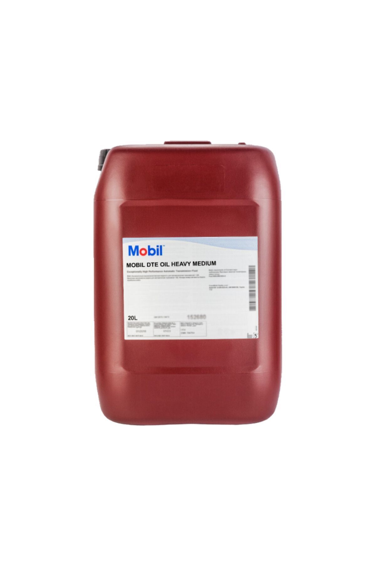 روغن گیربکس گردش خون متوسط روغن DTE 20 LT. موبیل اورحینال Mobil