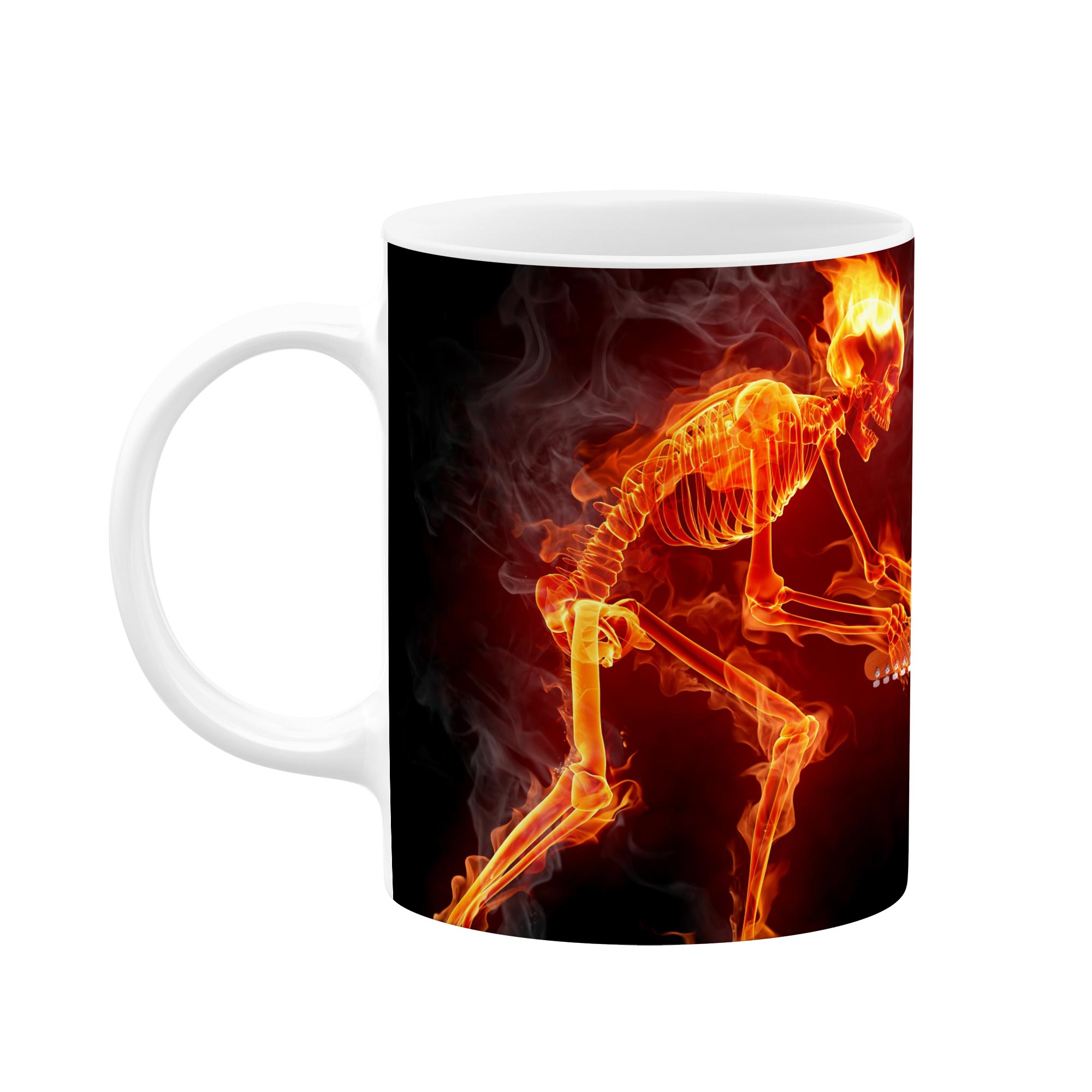 ماگ طرح اسکلت اتیشی مدل mgp01430