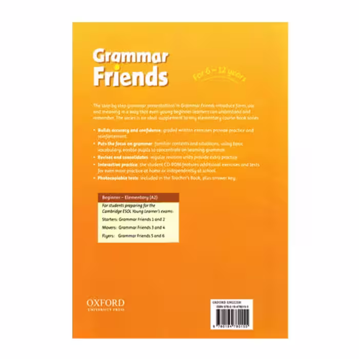 کتاب Grammar Friends اثر Tim Ward And Eileen Flannigan انتشارات الوندپویان جلد 4 تا 6