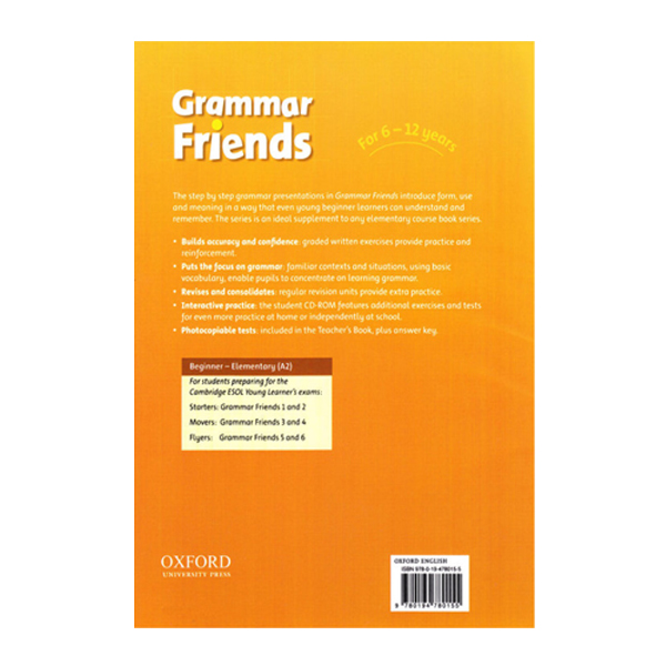 کتاب Grammar Friends اثر Tim Ward And Eileen Flannigan انتشارات الوندپویان جلد 4 تا 6