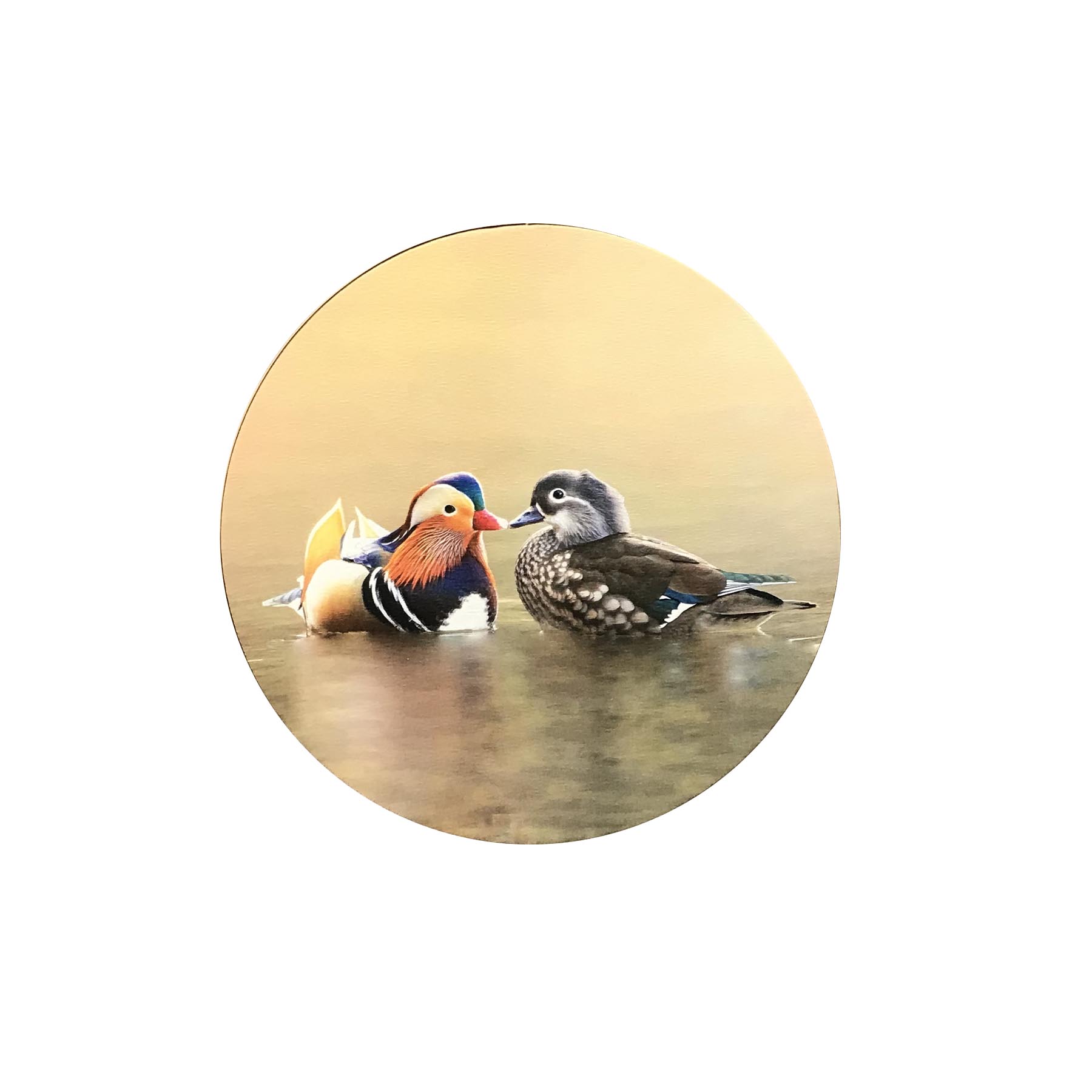 تابلو بوم مدل اردک های ماندارین