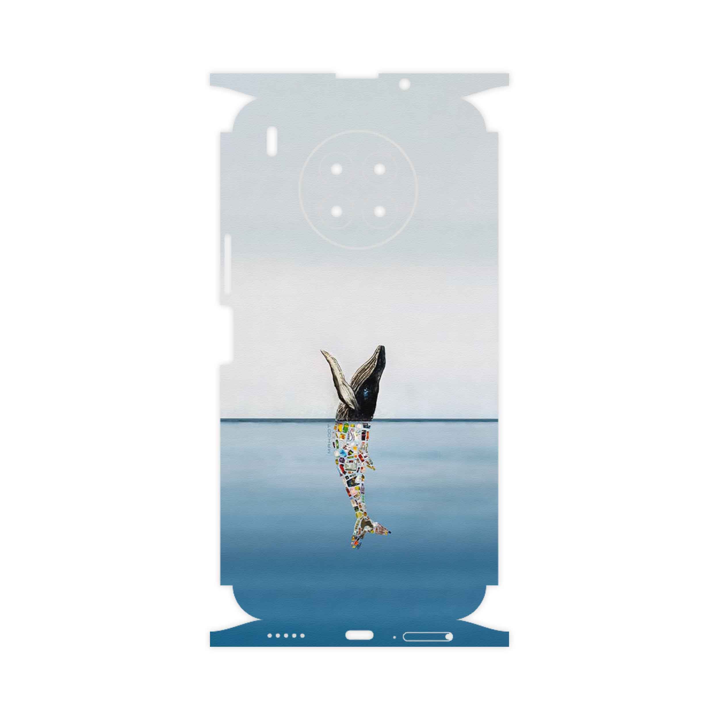 برچسب پوششی ماهوت مدل Collage of Sea Trash-FullSkin مناسب برای گوشی موبایل هوآوی Nova 8i