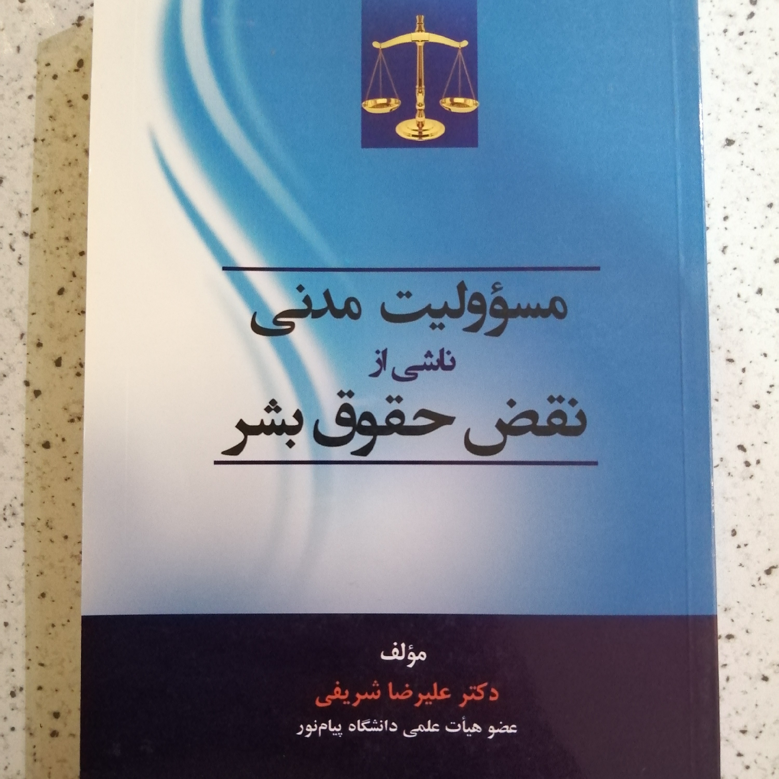 کتاب مسولیت مدنی ناشی از نقض حقوق بشر اثر دکتر علیرضا شریفی