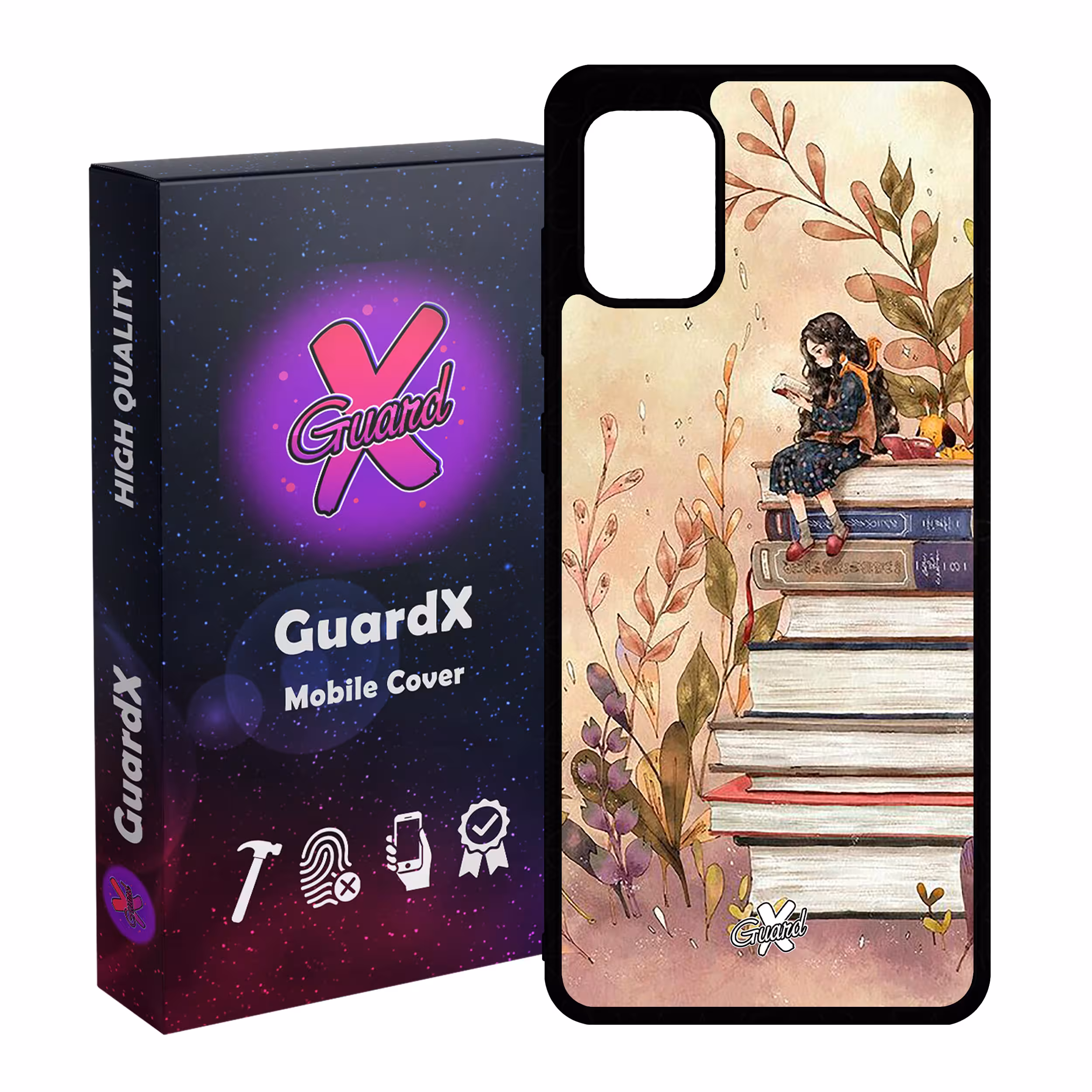 کاور گارد ایکس طرح دختر مدل Glass10313 مناسب برای گوشی موبایل سامسونگ Galaxy A31