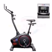 دوچرخه ثابت فیت می (fit me) ، تحمل وزن 110 کیلوگرم ، رنگ مشکی قرمز