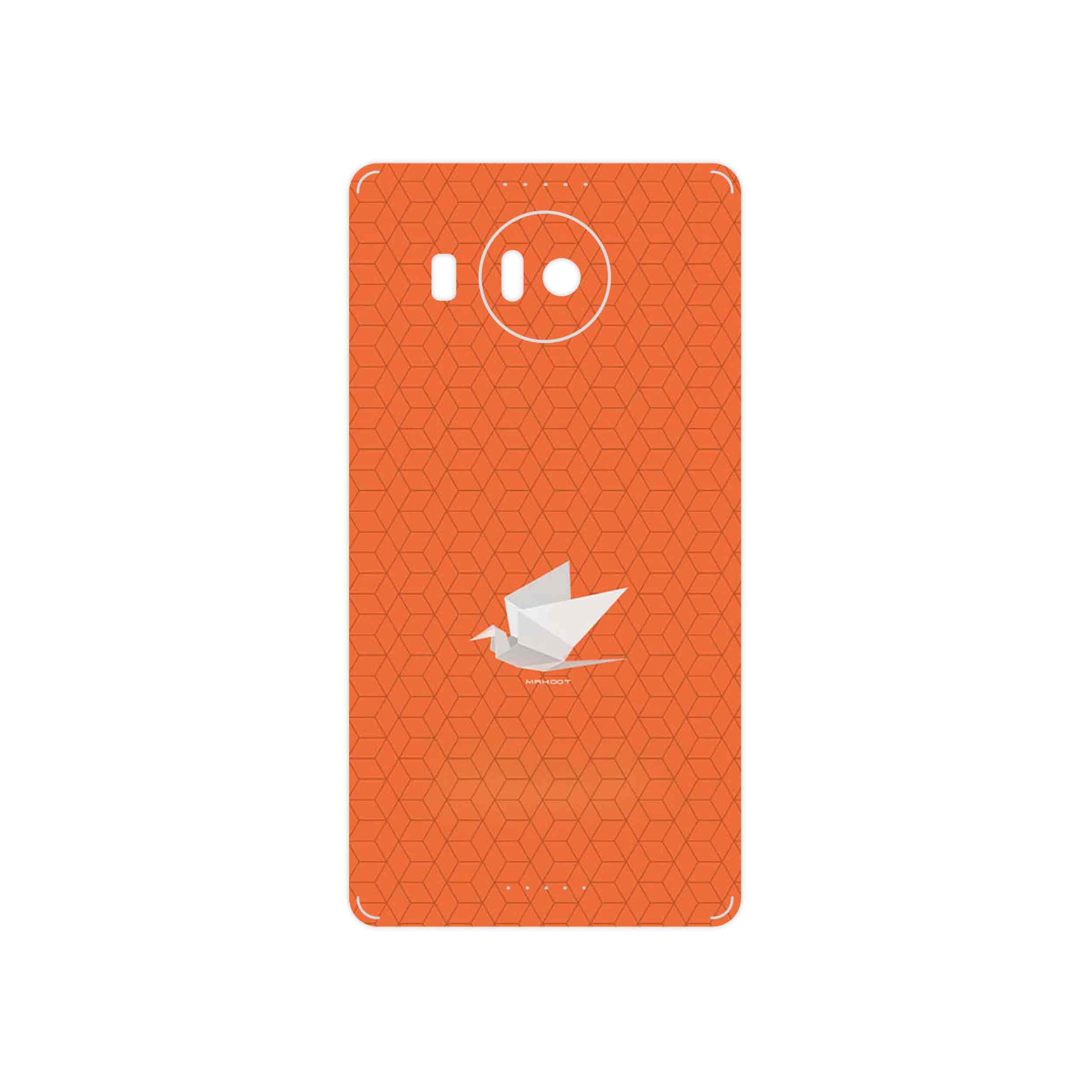 برچسب پوششی ماهوت مدل Minimalist origami bird مناسب برای گوشی موبایل مایکروسافت Lumia 950 XL