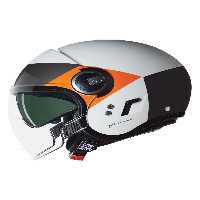 کلاه کاسکت موتورسیکلت چند رنگ N21 VISOR 06 ONIRICO 346 شیشه نیمه جهنم Nolan