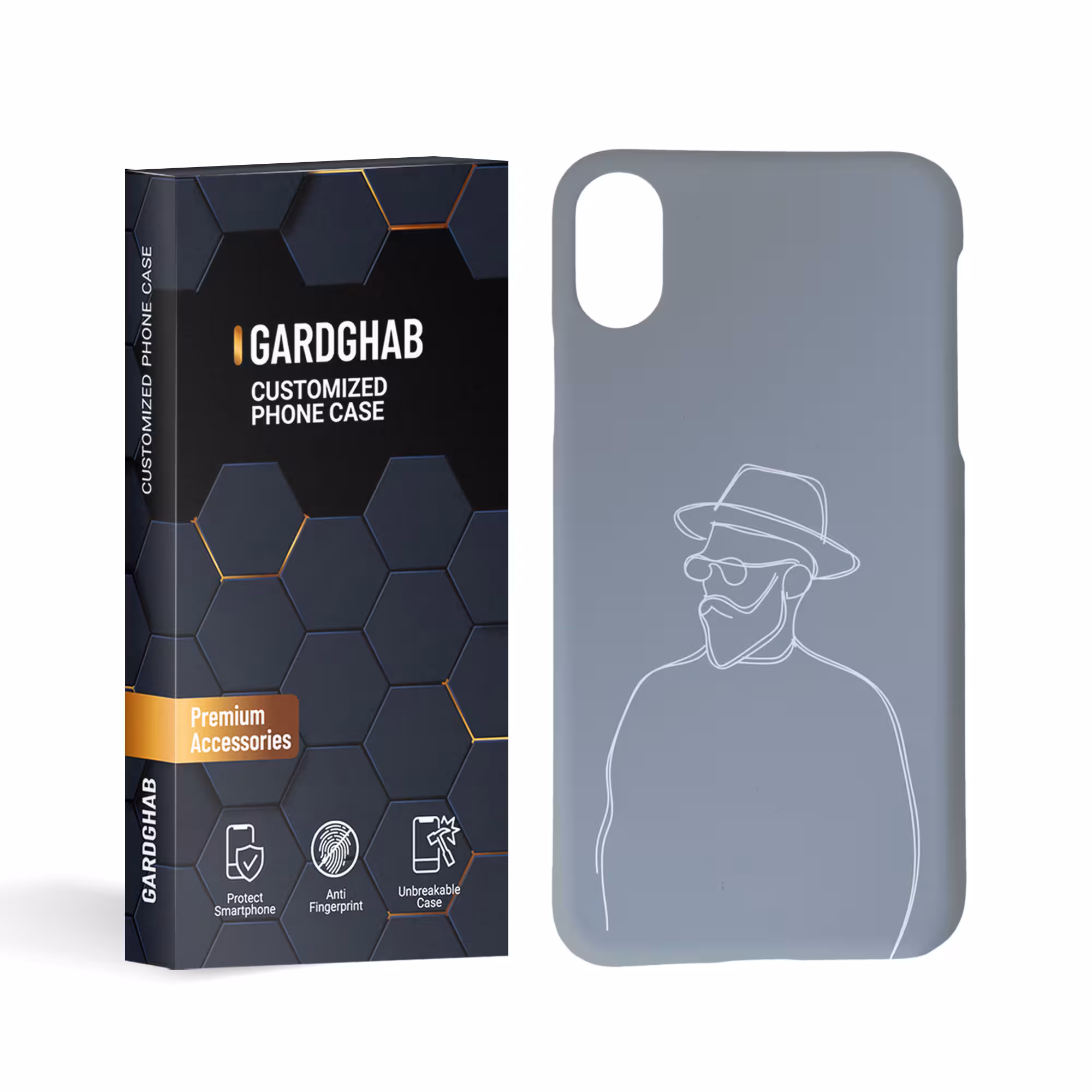 کاور گارد قاب مدل پسرانه مناسب برای گوشی موبایل اپل iphone x xs