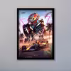 تابلو مدل فرمول یک مکس ورشتپن Verstappen کد LA-F1G1016B