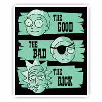 استیکر لپ تاپ و موبایل گوفی طرح ریک و مورتی مدل The Rick 1