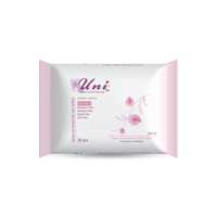 دستمال مرطوب پاک کننده آرایش پوست چرب یونی لد 20 برگی