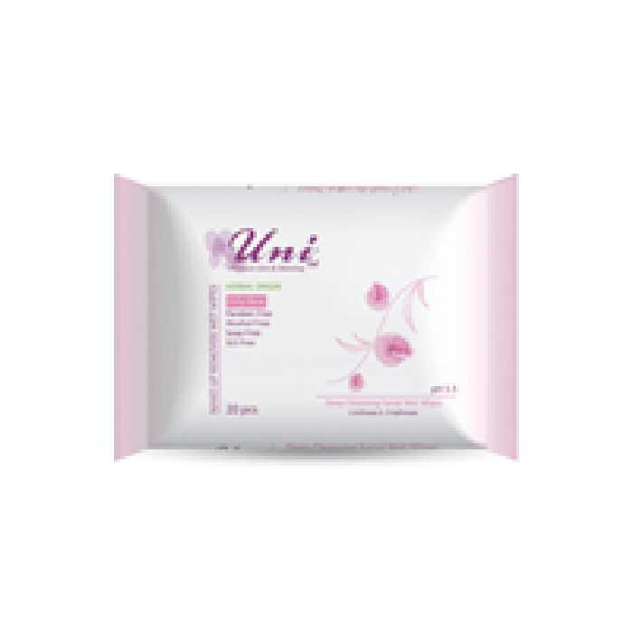 دستمال مرطوب پاک کننده آرایش پوست چرب یونی لد 20 برگی