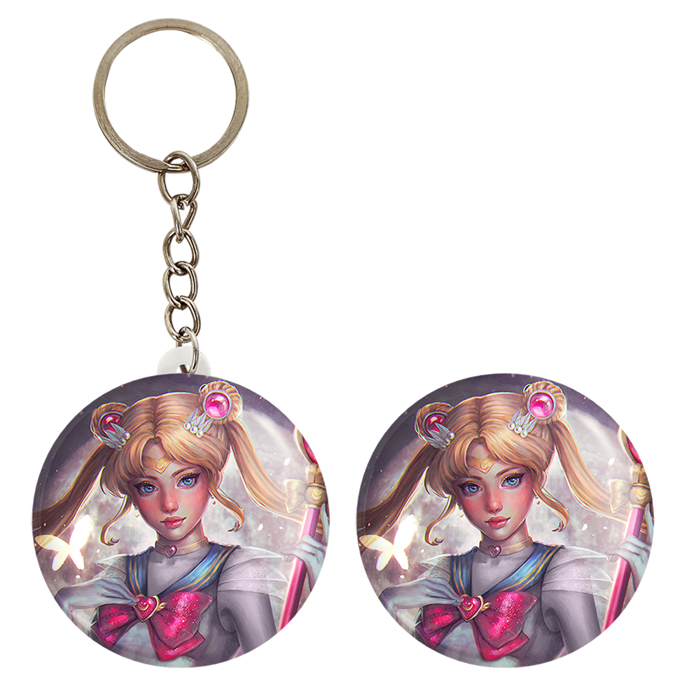 پیکسل خندالو مدل اوساگی تسوکینو انیمه سیلور مون Sailor Moon کد 17457 به همراه جاکلیدی