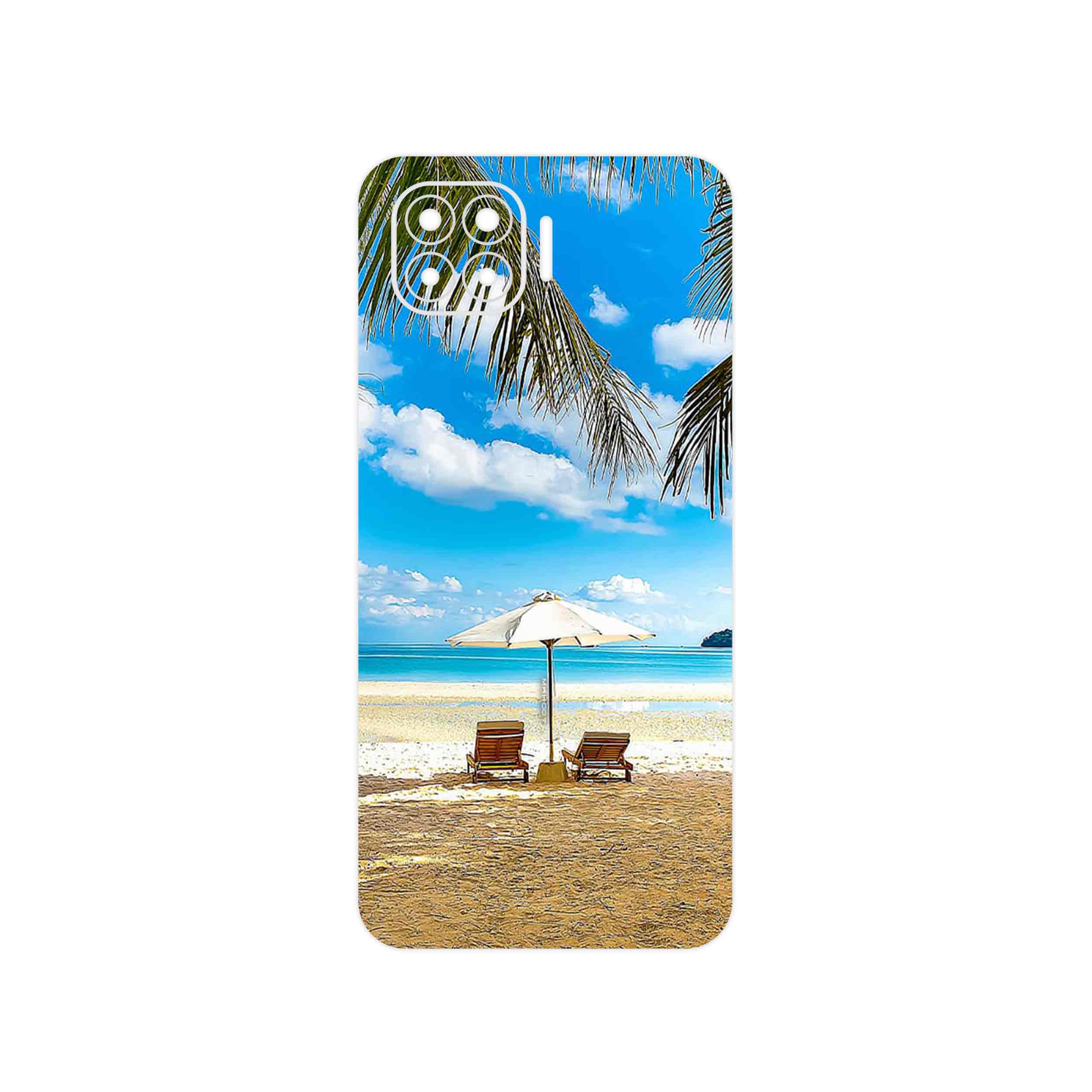 برچسب پوششی ماهوت مدل Beach مناسب برای گوشی موبایل اپو A93