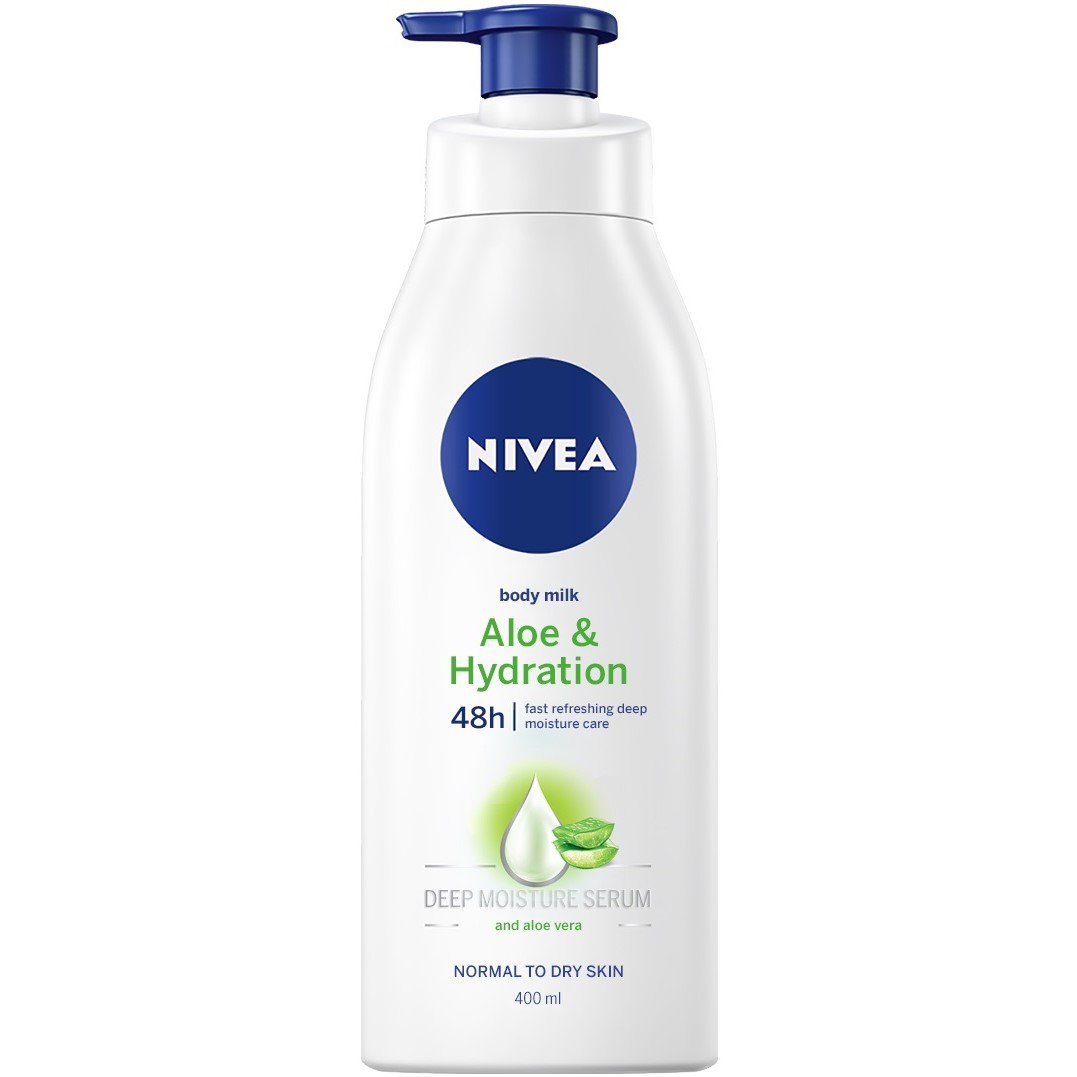 لوسیون بدن آبرسان آلوئه ورای نیوا Nivea Aloe Hydration حجم 400 میلی لیتر