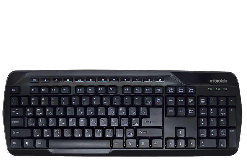 کیبورد با سیم میکرولب مدل بی پی کی 60