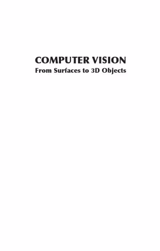 خرید و دانلود نسخه کامل کتاب Computer Vision: From Surfaces to 3D Objects