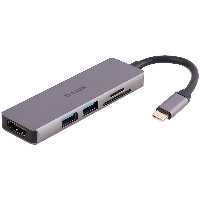 هاب و رم ریدر D-Link DUB‑M530 Type-C To USB3.0/microSD/SD/HDMI