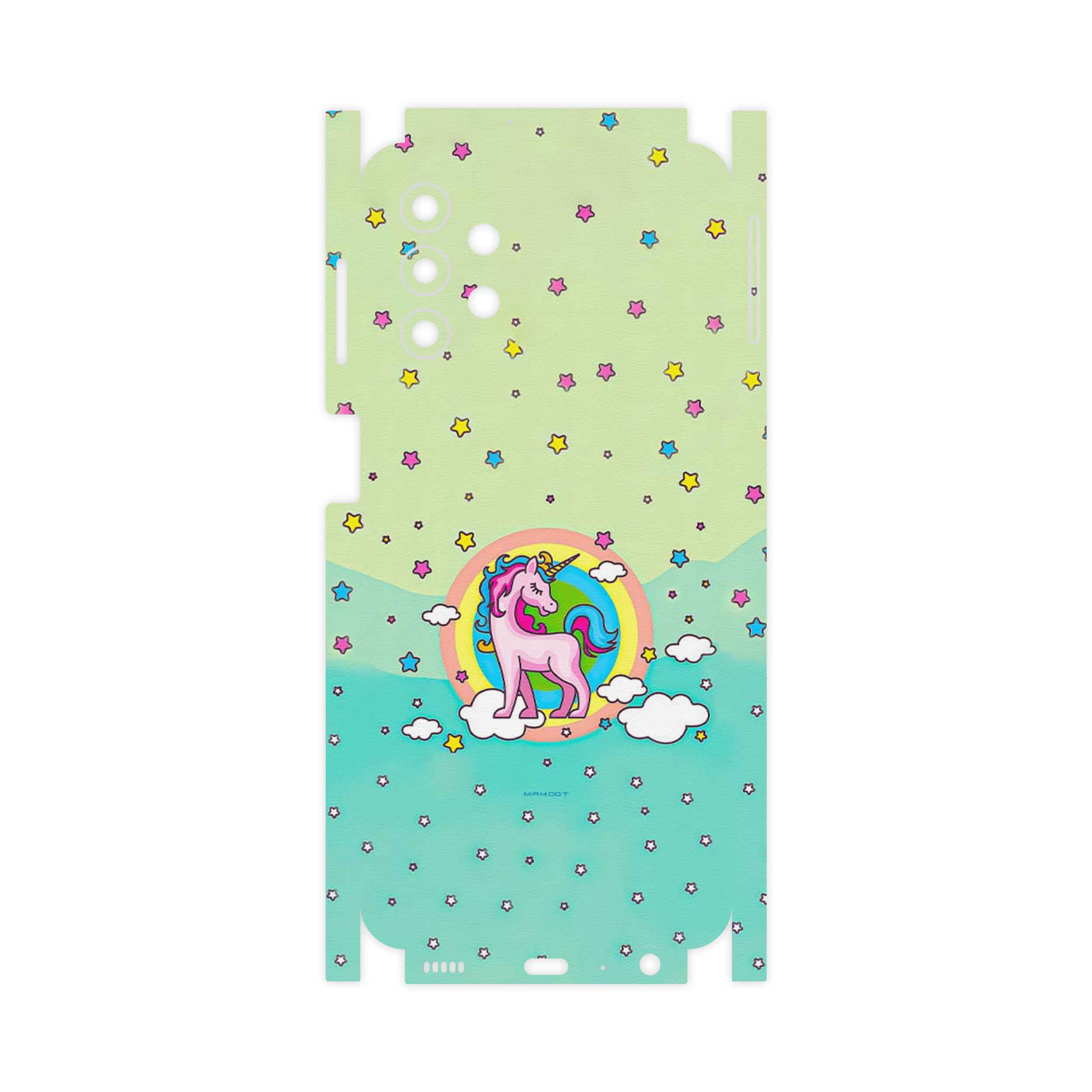 برچسب پوششی ماهوت مدل Rainbow unicorn adventure-FullSkin مناسب برای گوشی موبایل سامسونگ Galaxy A32 5G
