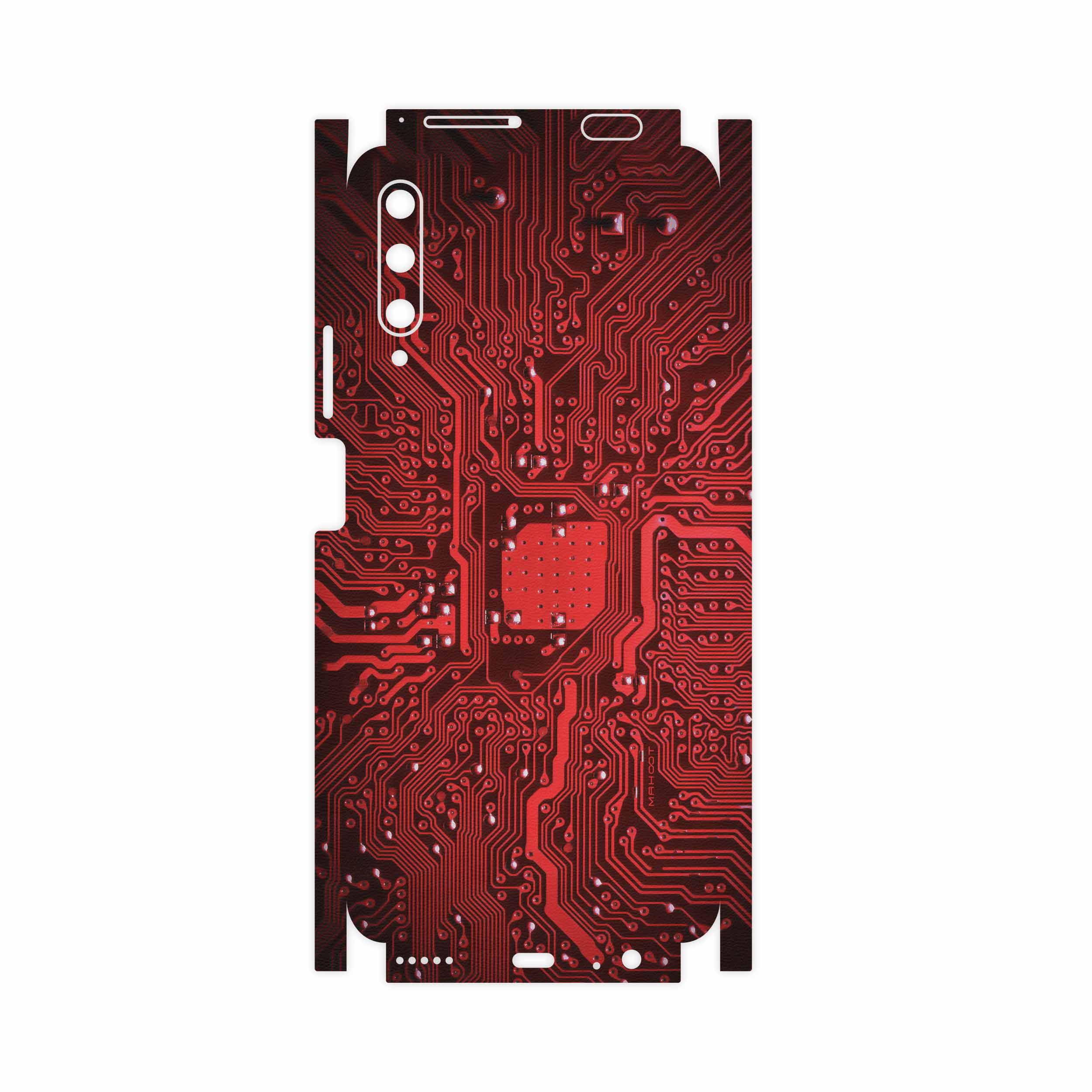 برچسب پوششی ماهوت مدل Red Printed Circuit Board-FullSkin مناسب برای گوشی موبایل هوآوی Y9S