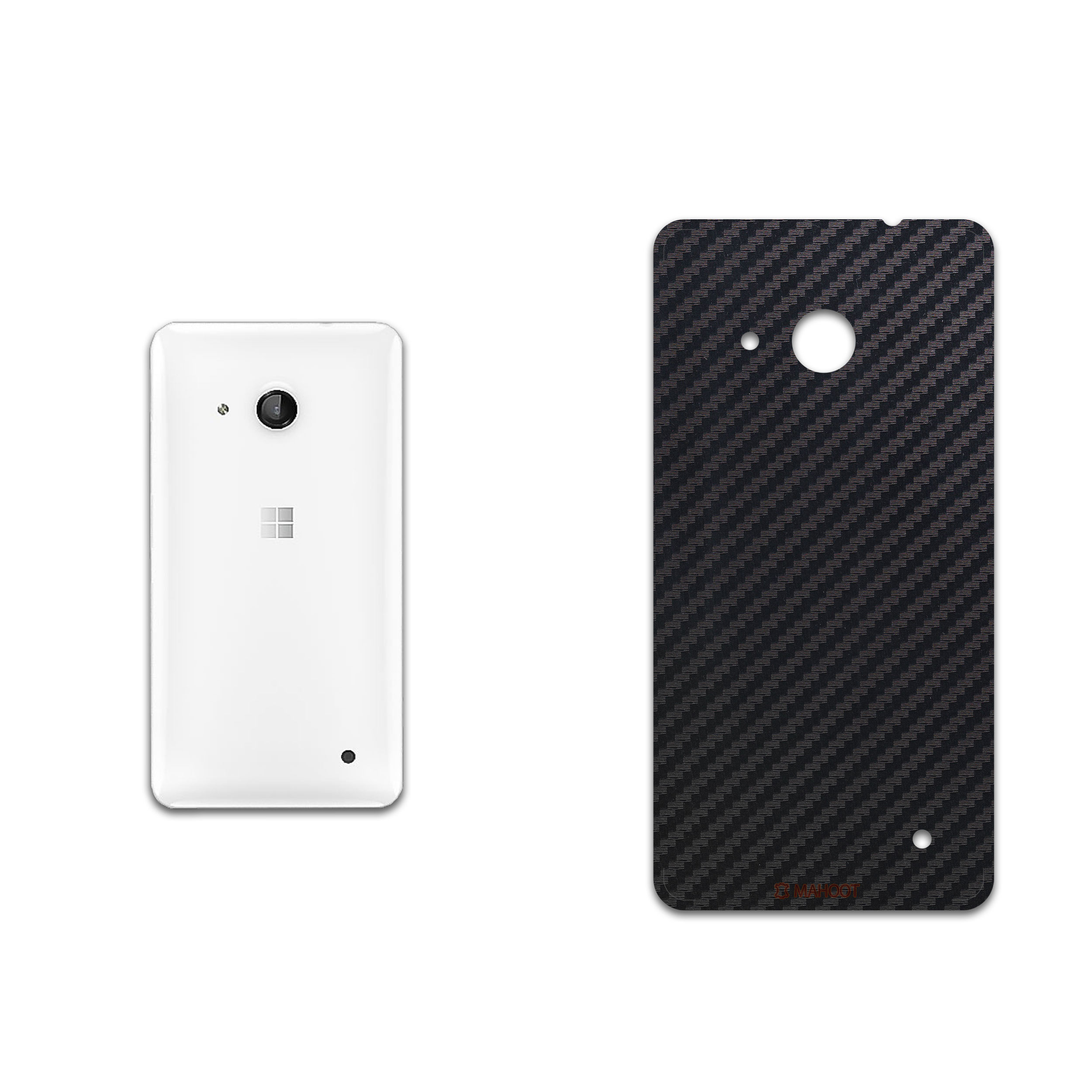 برچسب پوششی ماهوت مدل Carbon-Fiber مناسب برای گوشی موبایل مایکروسافت Lumia 550
