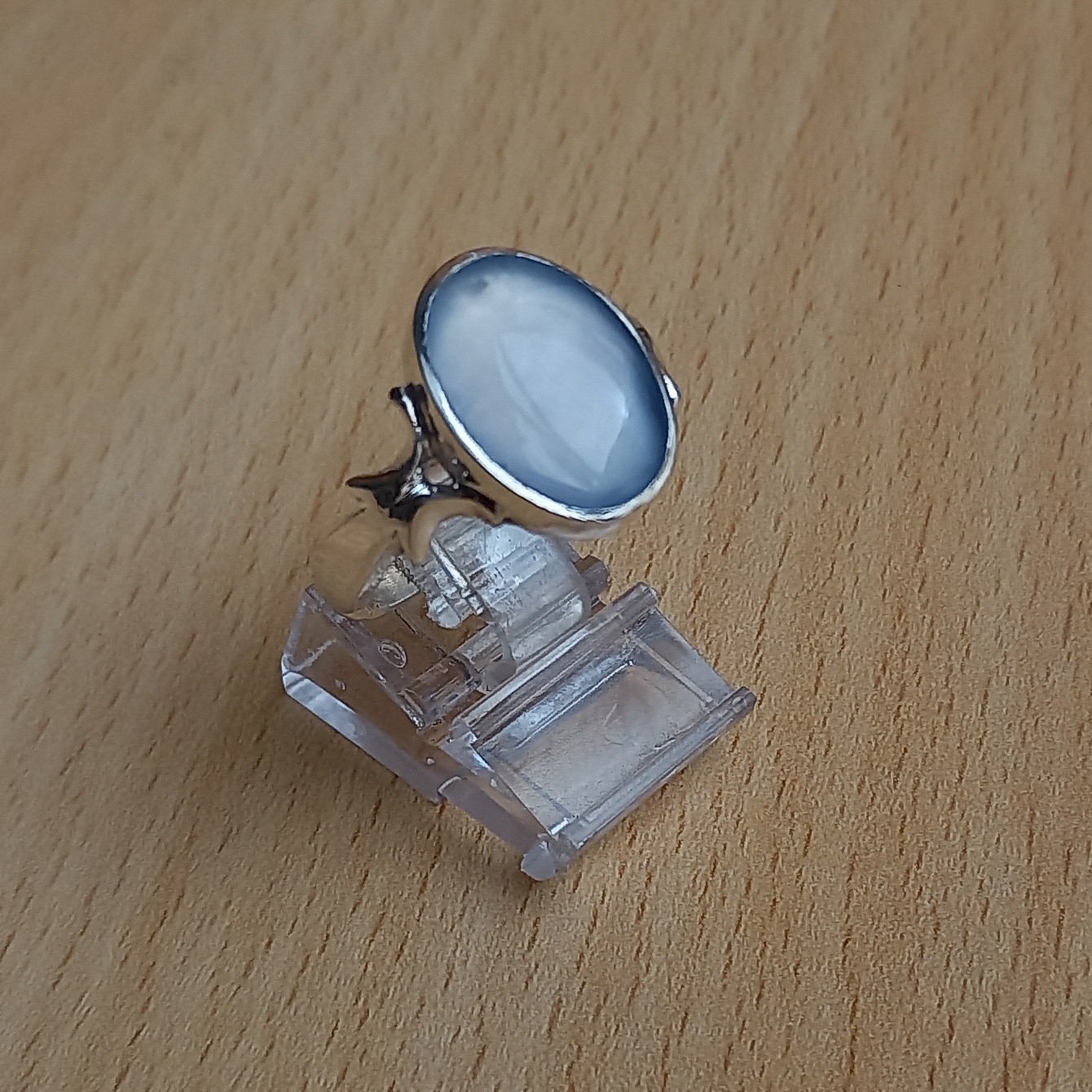 انگشتر نقره مردانه عقیق سوسنی رکاب پا اردکی