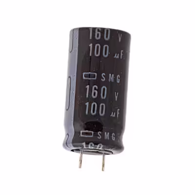 خازن الکترولیت 100 میکرو فاراد کد 00071 بسته 5 عددی