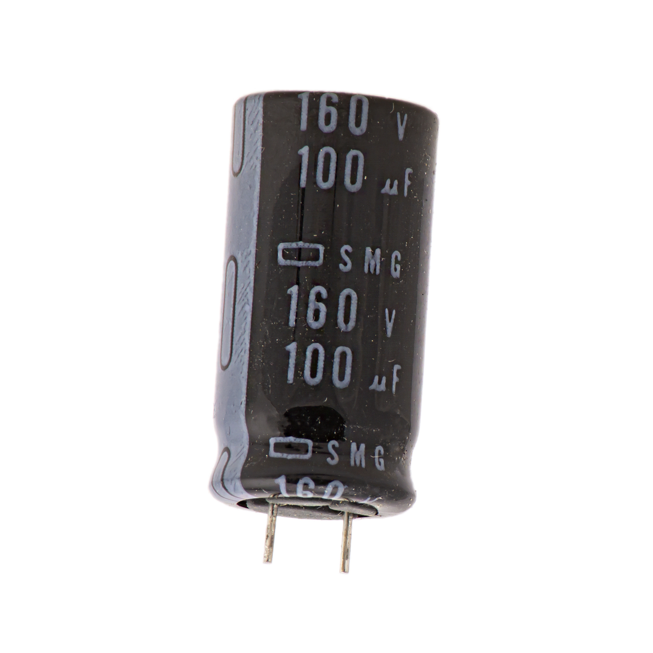 خازن الکترولیت 100 میکرو فاراد کد 00071 بسته 5 عددی