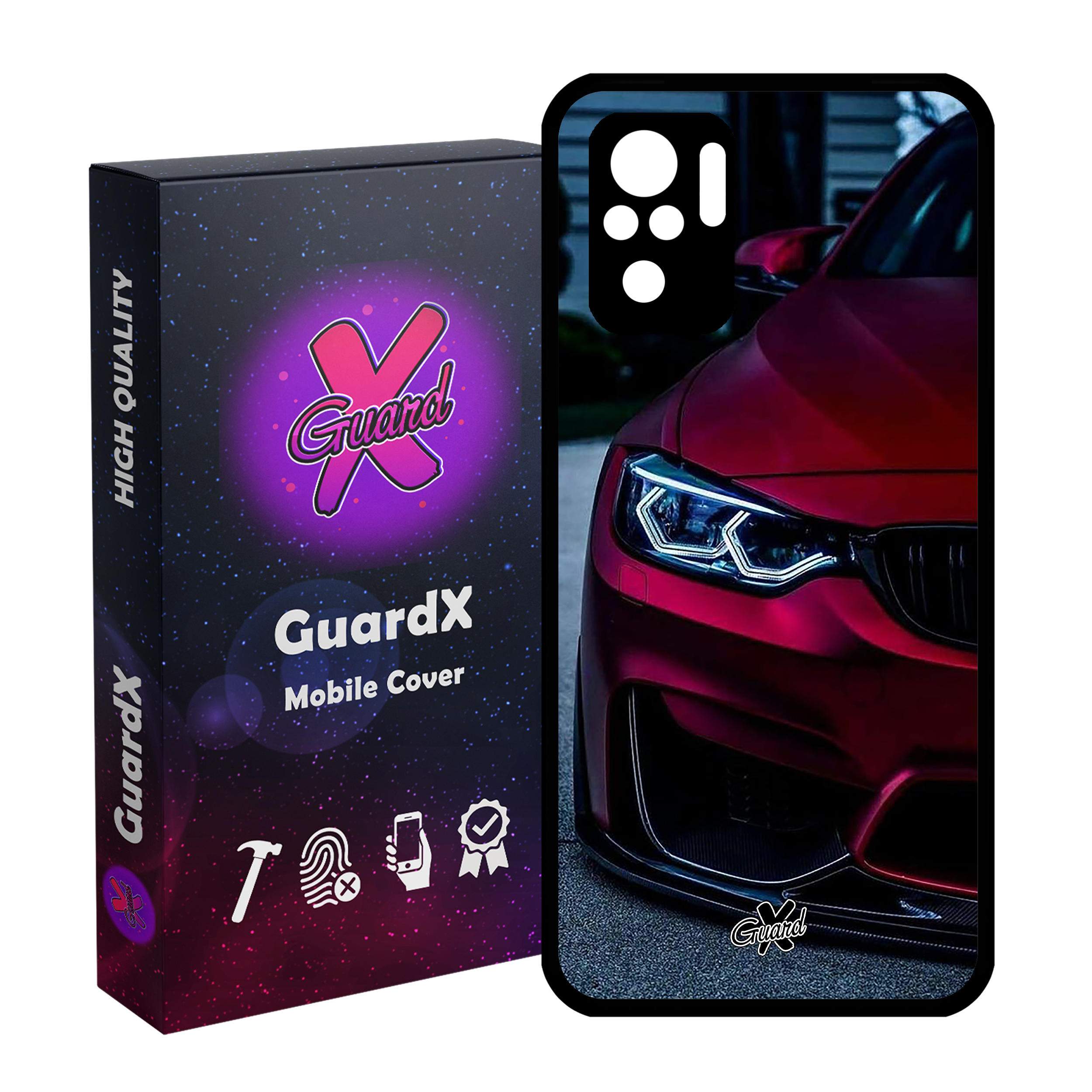 کاور گارد ایکس طرح BMW مدل Glass10298 مناسب برای گوشی موبایل شیائومی Redmi Note 10 4G / Note 10S