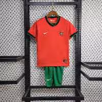 لباس بچه گانه پرتغال یورو 2024 کیت اول