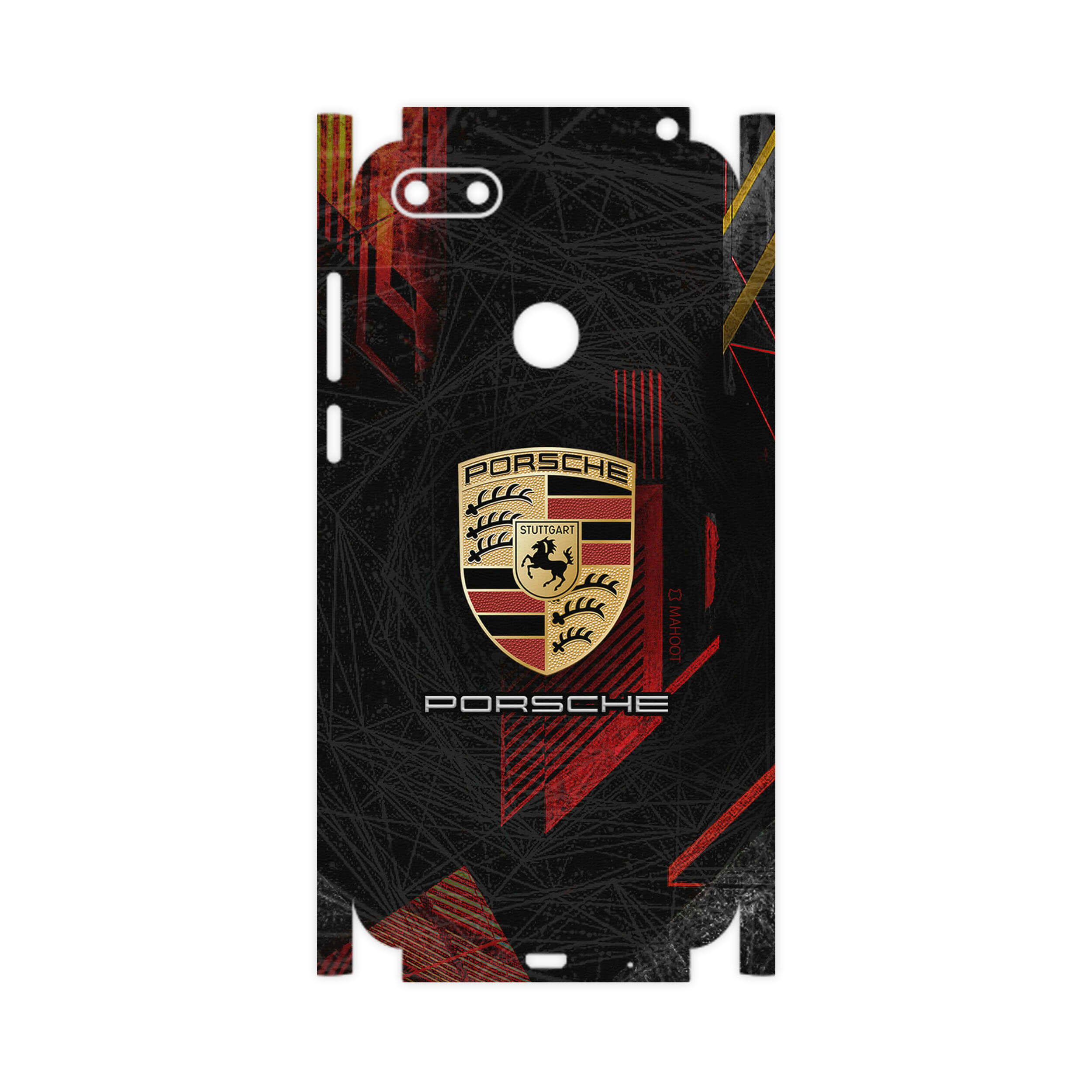 برچسب پوششی ماهوت مدل Porsche-FullSkin مناسب برای گوشی موبایل موتورولا Moto E6 Play