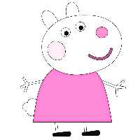 استند رومیزی تولد طرح سوزی ببعی مدل دوستان پپاپیگ کد 01