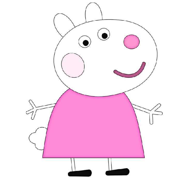 استند رومیزی تولد طرح سوزی ببعی مدل دوستان پپاپیگ کد 01