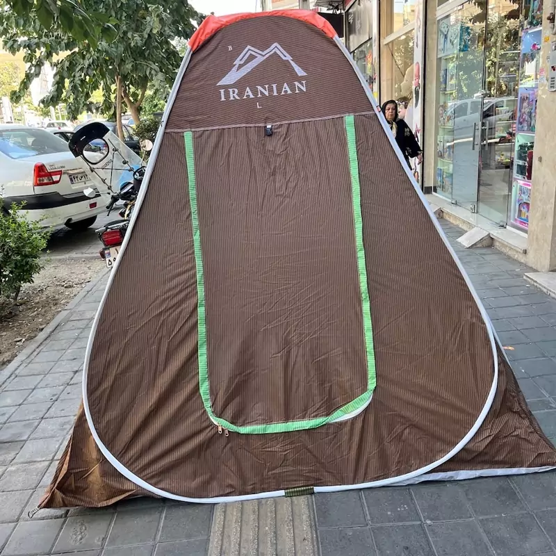 چادر مسافرتی فنری 6 نفره جنس برنو سفارشی دوز با فیلم