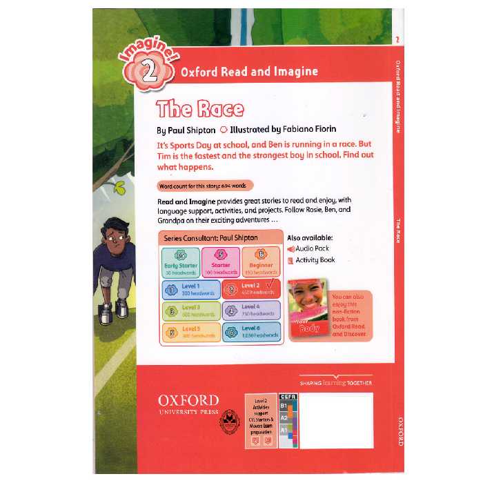 کتاب Oxford Read and Imagine2 The Race اثر Paul Shipton انتشارات الوندپویان