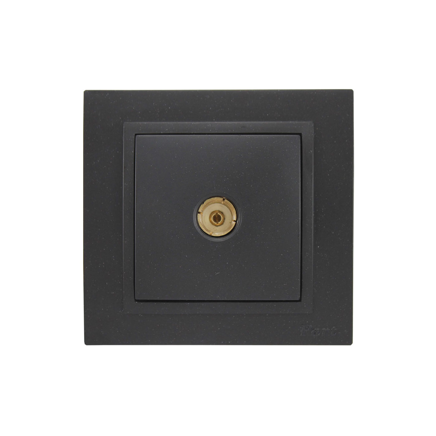 پریز آنتن قاب مشکی پارت الکتریک 5061-4025