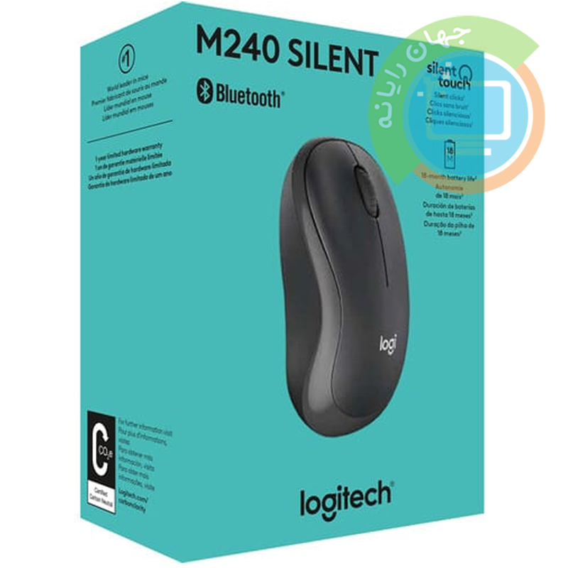 موس بی‌سیم (بلوتوثی) Logitech M240 Silent