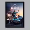 تابلو مدل فرمول یک سباستین وتل Sebastian Vettel کد LA-G10191