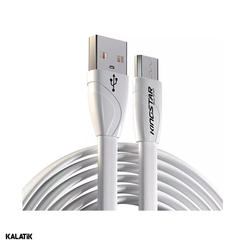 کابل تبدیل USB Type-A به Micro USB کینگ استار مدل K112A به طول 1.2 متر