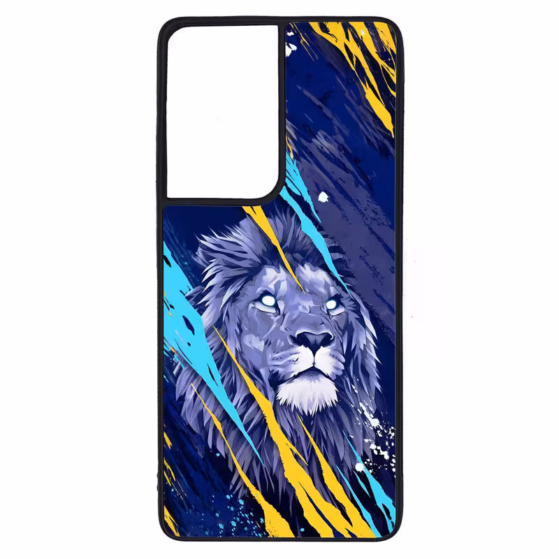 کاور طرح شیر کد G-182 مناسب برای گوشی موبایل سامسونگ Galaxy S21 Ultra | دیجی قاب دونی